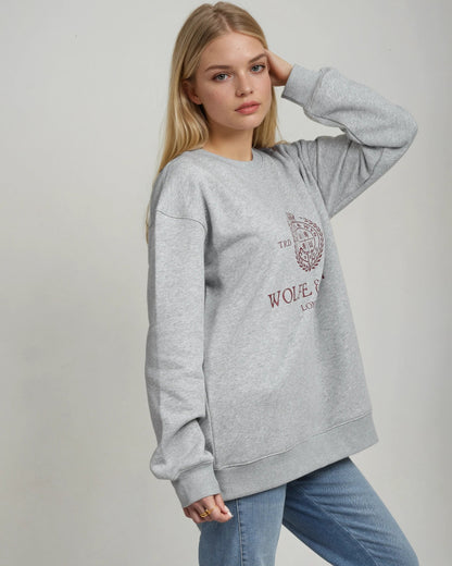 Heritage Crest Sweatshirt Light Gray