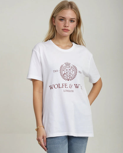 Heritage Crest T-Shirt White (Unisex)