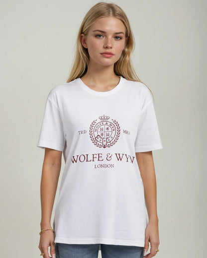 Heritage Crest T-Shirt White (Unisex)