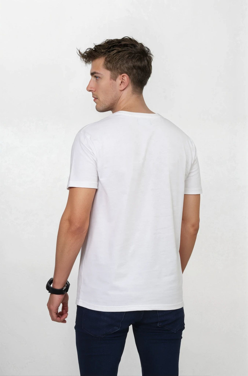 Call of Night Monochrome Wolf T-Shirt White (Unisex)