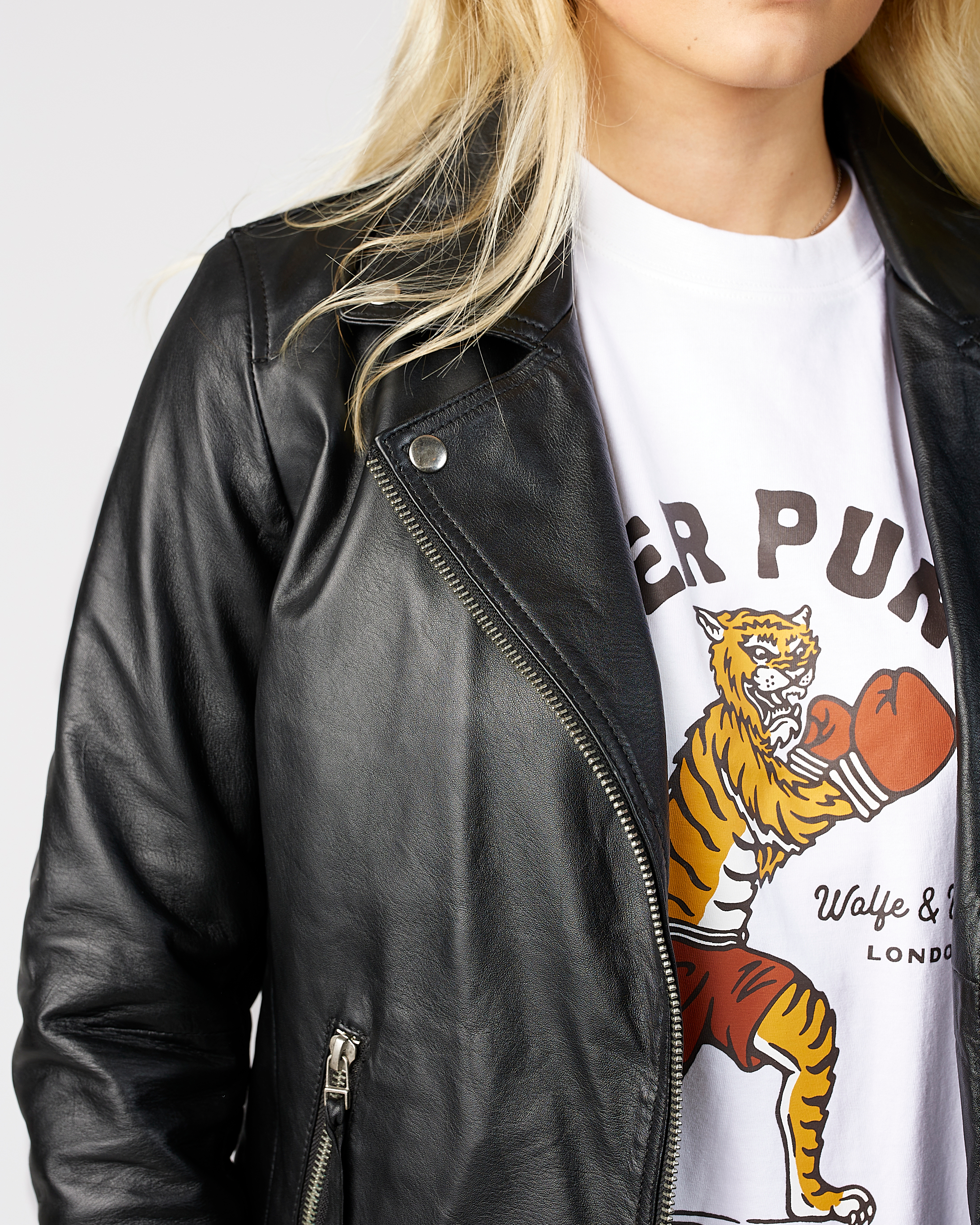 Rider Leather Jacket Black