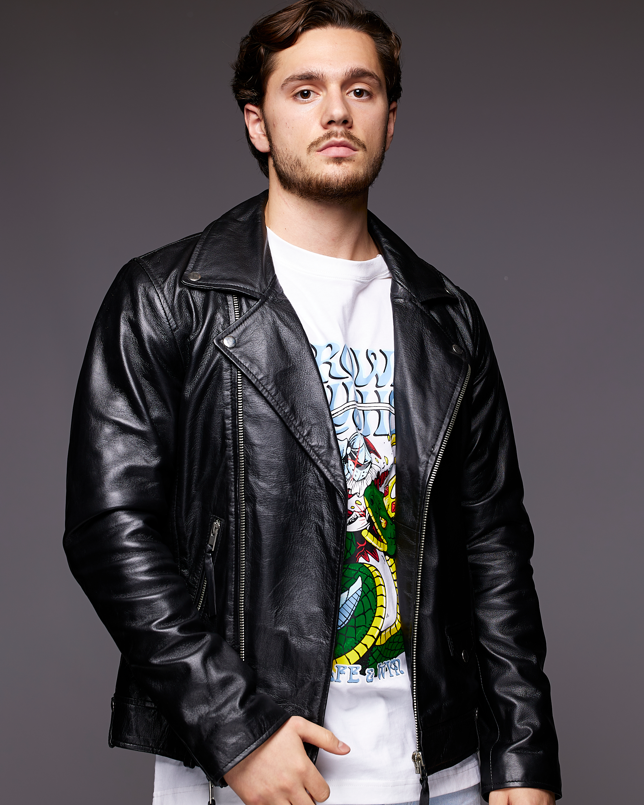 Rider Leather Jacket Black