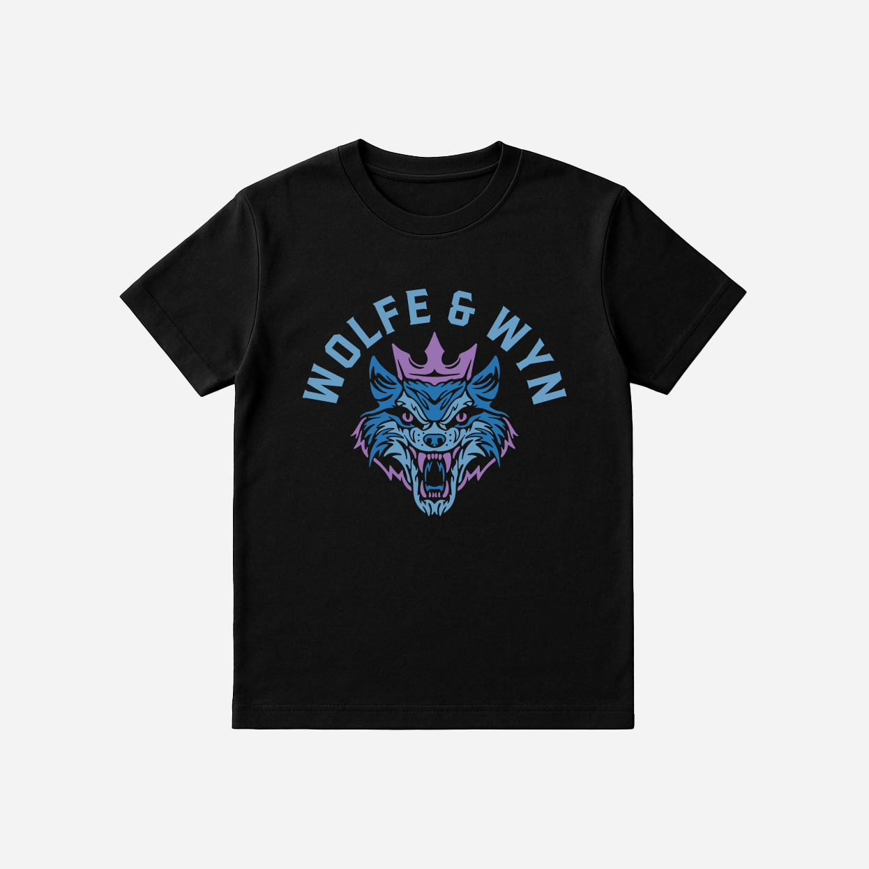 Wolf Head Branding T-Shirt Black (Unisex)