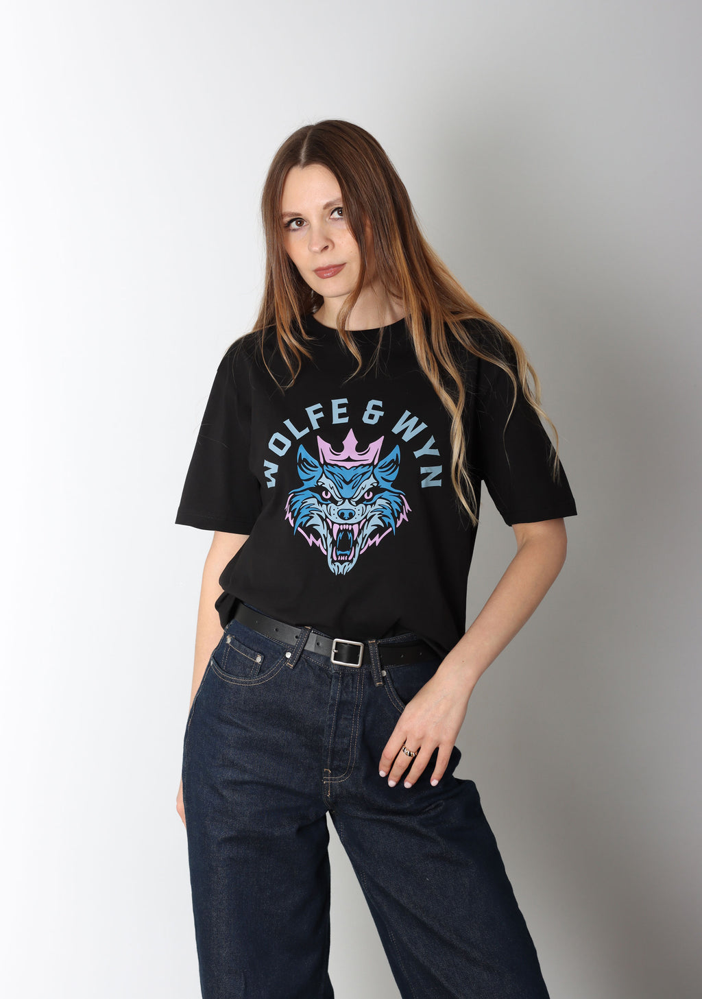 Wolf Head Branding T-Shirt Black (Unisex)